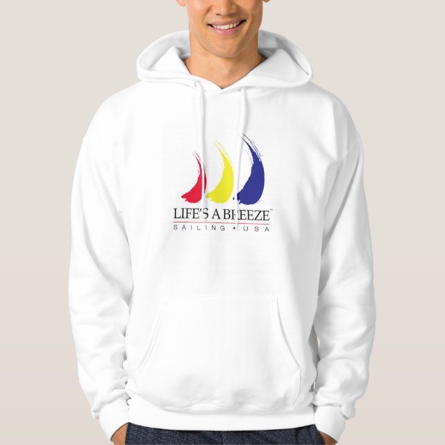 Das Leben ist ein Breeze®_Paint-The-Wind_Sailing Hoodie (Vorderseite)
