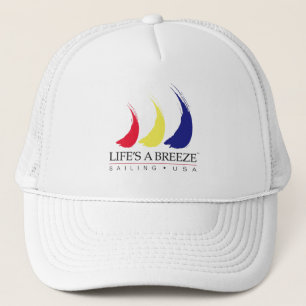 Das Leben ist ein Breeze®_Paint-The-Wind_Sailing Truckerkappe