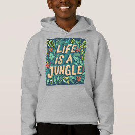 "Das Leben ist ein Dschungel" Naturziffer lustiger Hoodie