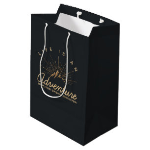 Das Leben ist ein Erlebnis Entdecken Sie den Traum Mittlere Geschenktüte