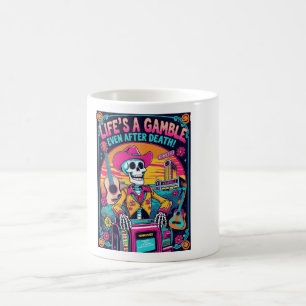 Das Leben ist ein Glücksspiel – Psychedelischer Co Kaffeetasse