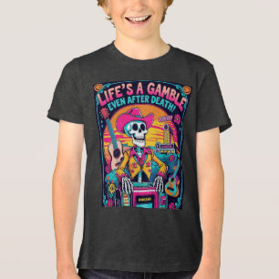 Das Leben ist ein Glücksspiel – Psychedelischer Co Tri-Blend Shirt