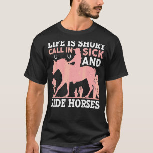 Das Leben ist ein Kurzer Anruf von Kranken und Pfe T-Shirt