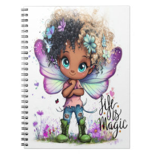 Das Leben ist ein magisches SpiralNotebook Notizblock