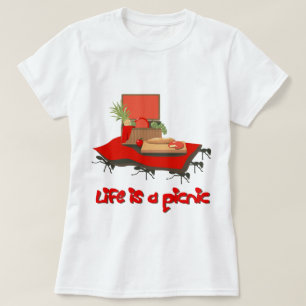 Das Leben ist ein Picnic... für Ants Ladys Basic T T-Shirt