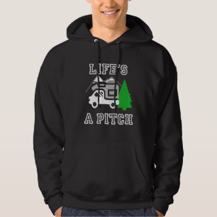 Das Leben ist ein Pitch-Motorhome für den Besitzer Hoodie