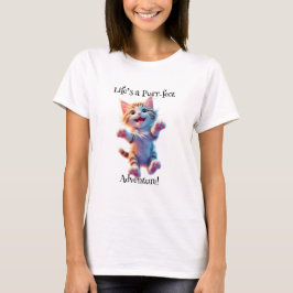 Das Leben ist ein puristisches Abenteuer mit dem F T-Shirt