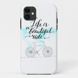 Das Leben ist ein schönes Fahrblau Case-Mate iPhone Hülle