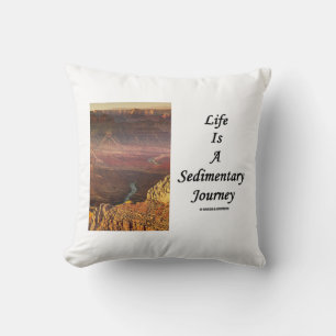 Das Leben ist ein Sediment-Grand-Canyon Kissen