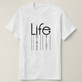 Das Leben ist ein simuliertes irritantes humorvoll T-Shirt