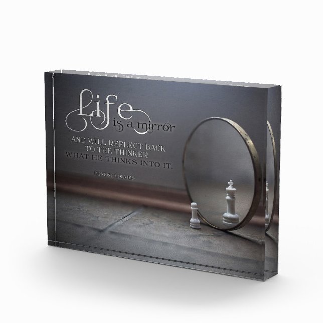 Das Leben ist ein Spiegel Fotoblock (Rechts)