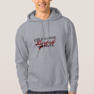 Das Leben ist ein Spiel, Baseball ist ernst Hoodie