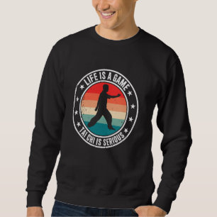 Das Leben ist ein Spiel Tai Chi ernst Funny Tai Ch Sweatshirt