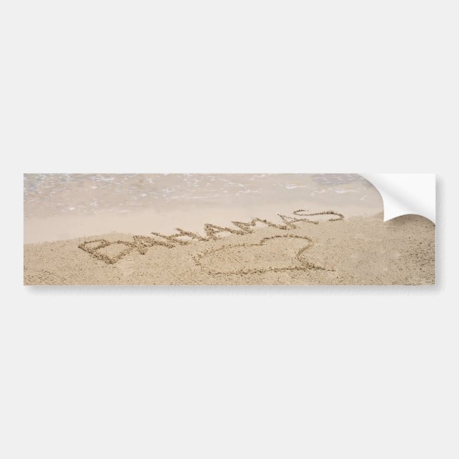 Das Leben ist ein Strand Autoaufkleber (Vorne)