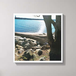 Das Leben ist ein Strand Leinwanddruck