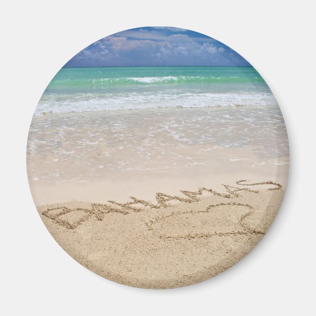 Das Leben ist ein Strand Magnet (Vorne)