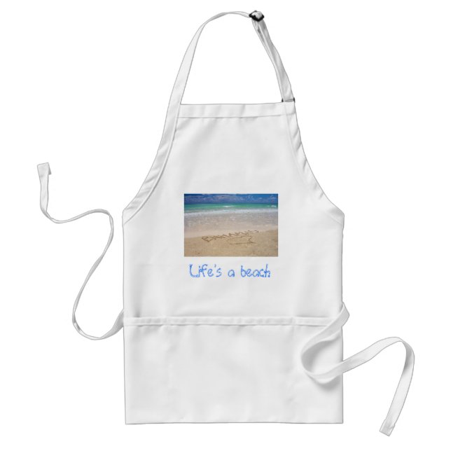 Das Leben ist ein Strand Schürze (Vorne)