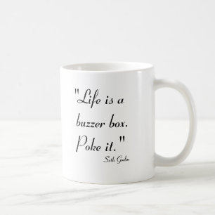 Das Leben ist ein Summer-Kasten.  Stoßen Sie es Kaffeetasse