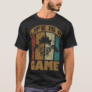 Das Leben ist ein Videospiel Grafik Plus Größe T-Shirt