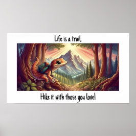 Das Leben ist ein Weg Poster