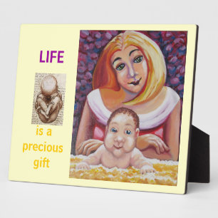 Das Leben ist ein wertvolles Geschenk Fotoplatte