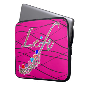 Das Leben ist eine Achterbahn Laptopschutzhülle