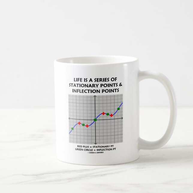 Das Leben ist eine Reihe von Stationären Pts Kaffeetasse (Rechts)