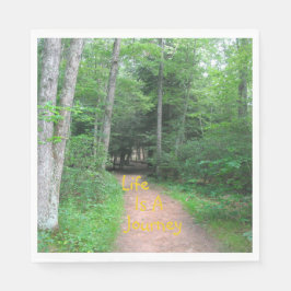 Das Leben ist eine Reise 2 Serviette