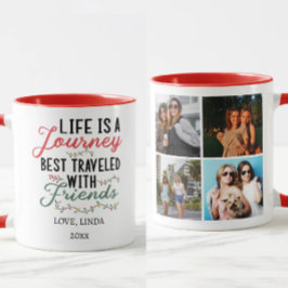 Das Leben ist eine Reise am besten reiste & 4 Freu Tasse