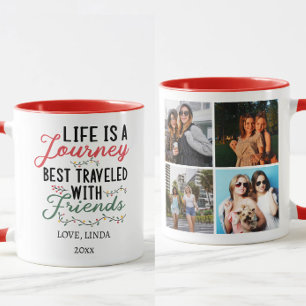 Das Leben ist eine Reise am besten reiste & 4 Freu Tasse