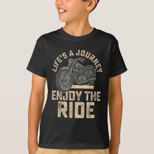 Das Leben ist eine Reise, genieße die Fahrt, lusti T-Shirt