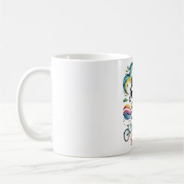 Das Leben ist eine Reise Genießen Sie die Reise In Kaffeetasse
