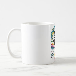 Das Leben ist eine Reise Genießen Sie die Reise In Kaffeetasse