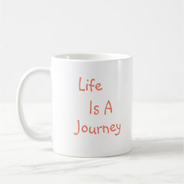 Das Leben ist eine Reise Kaffeetasse