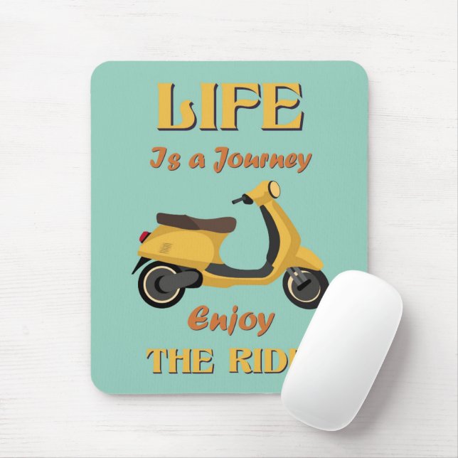 Das Leben ist eine Reise-Maus-Pad Mousepad (Mit Mouse)