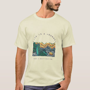 Das Leben ist eine Reise nicht ein Ziel meiner Rei T-Shirt