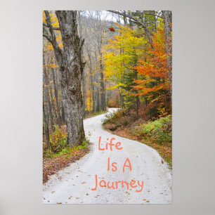 Das Leben ist eine Reise Poster