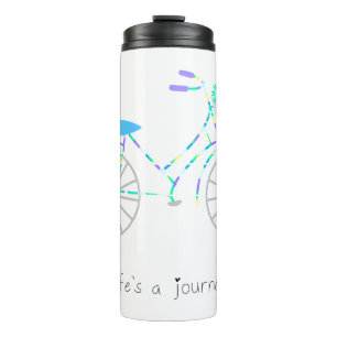 Das Leben ist eine Reise. Thermosbecher