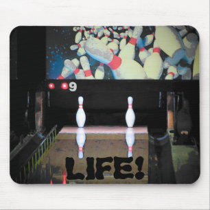 Das Leben ist eine schlechte Spaltung Mousepad
