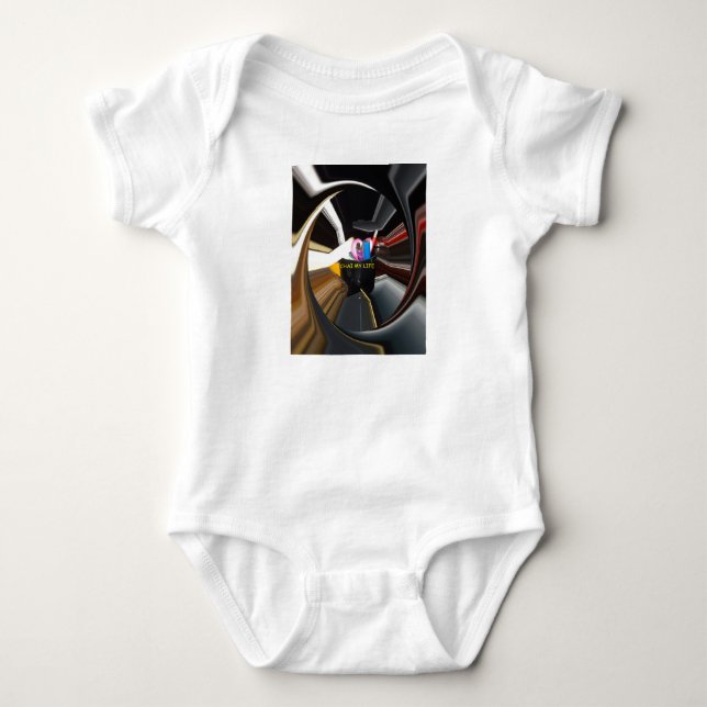 Das Leben ist eine schöne Inspirierte Heimat Baby Strampler (Vorderseite)