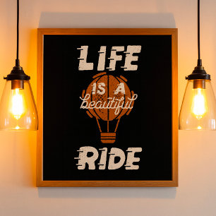 Das Leben ist eine schöne Reise Poster