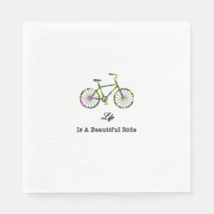 Das Leben ist eine schöne Reise Serviette