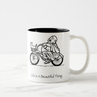 Das Leben ist eine schöne Zweifarbige Tasse