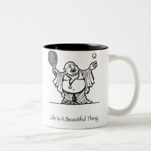 Das Leben ist eine schöne Zweifarbige Tasse