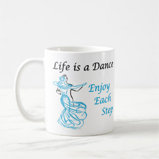 Das Leben ist eine Tanz-Tasse Kaffeetasse