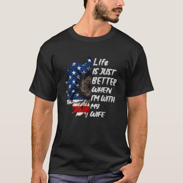 Das Leben ist einfach besser, wenn ich mit meiner  T-Shirt (Vorderseite)