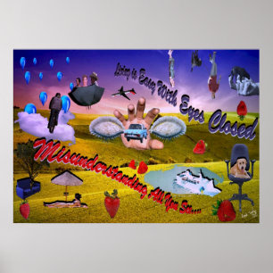 Das Leben ist einfach, mit geschlossenen Augen... Poster