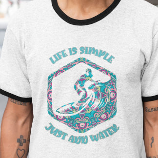 Das Leben ist einfach, nur Wasser hinzugeben T-Shirt