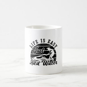 Das Leben ist einfach, um Wasser Jet Ski Jet Ski h Kaffeetasse