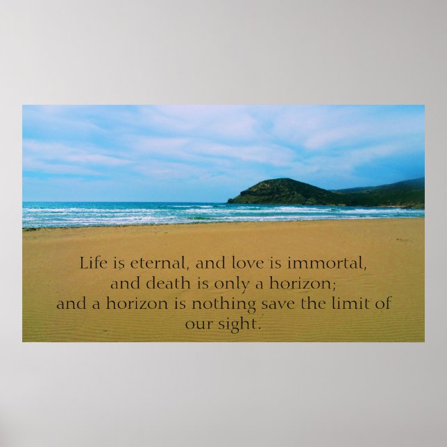 Das Leben ist ewig, und Liebe ist unsterblich POST Poster (Vorne)